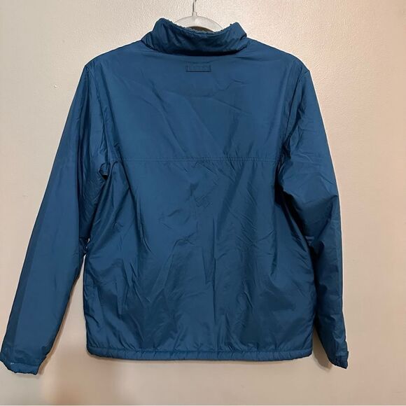 Patagonia Boys Everday Jacket Reversible Blue Teal Sherpa Lined Size 16-18 - Picture 2 of 8